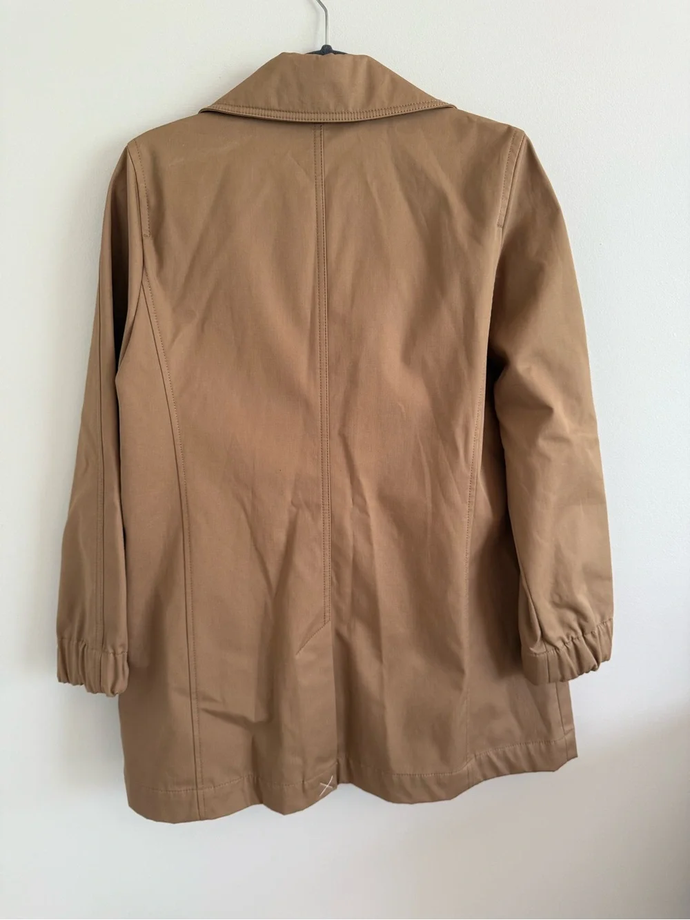J. Crew Tan Double-Breasted Trench Coat